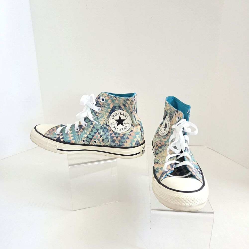 Converse Chuck Taylor All Star High Top Women's 8 Multicolor Aztec Geometric
